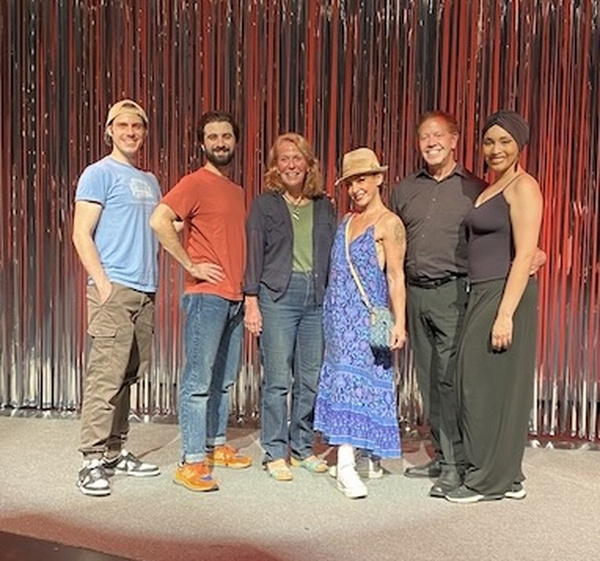 Margaret Pine and the Cast of Forbidden Broadway: Merrily We Stole a Song Photo