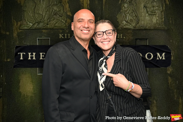 Pedro Antonio Garcia (Writer) and Camryn Manheim Photo