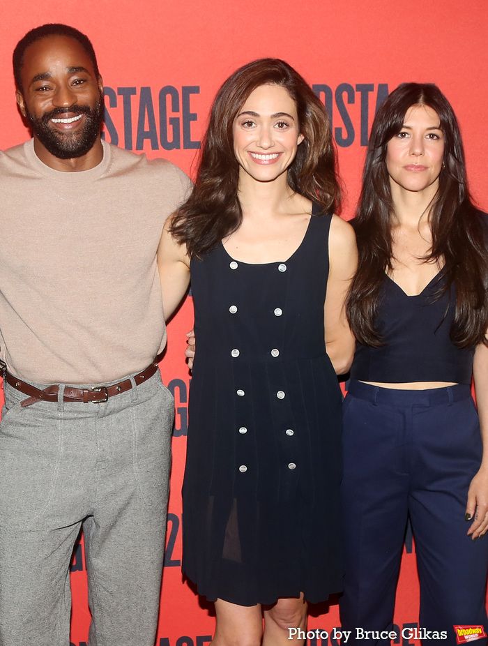 Motell Foster, Emmy Rossum, and Zoe Winters  Photo