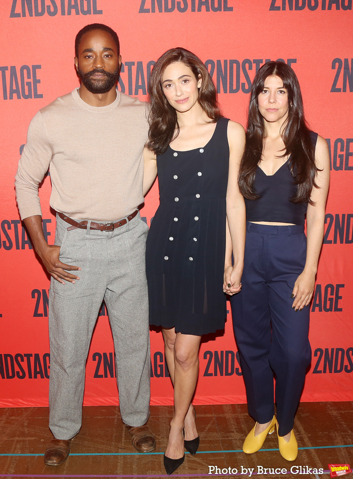 Motell Foster, Emmy Rossum and Zoe Winters  Photo