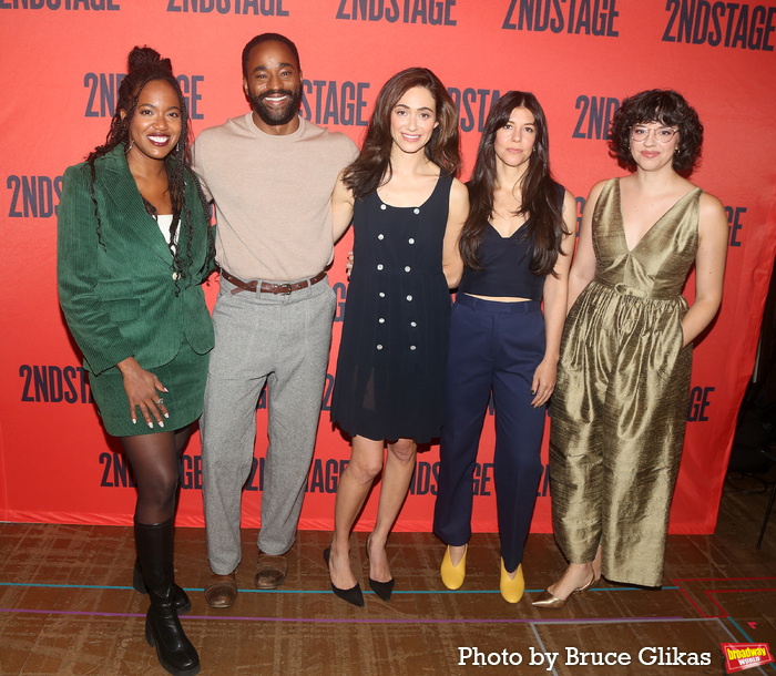 Director Whitney White, Motell Foster, Emmy Rossum, Zoe Winters and Playwright Amy Be Photo