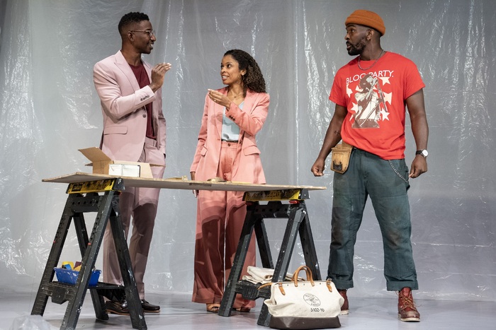 Mamoudou Athie, Susan Kelechi Watson, and Khris Davis  Photo