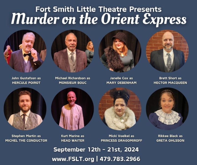 Review: AGATHA CHRISTIE'S MURDER ON THE ORIENT EXPRESS at Fort Smith Little Theatre  Image