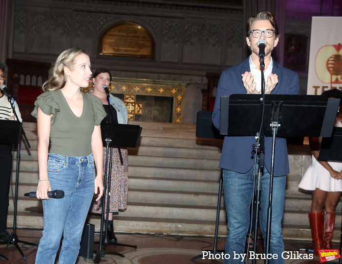 Alyse Alan Louis and Andy Karl Photo