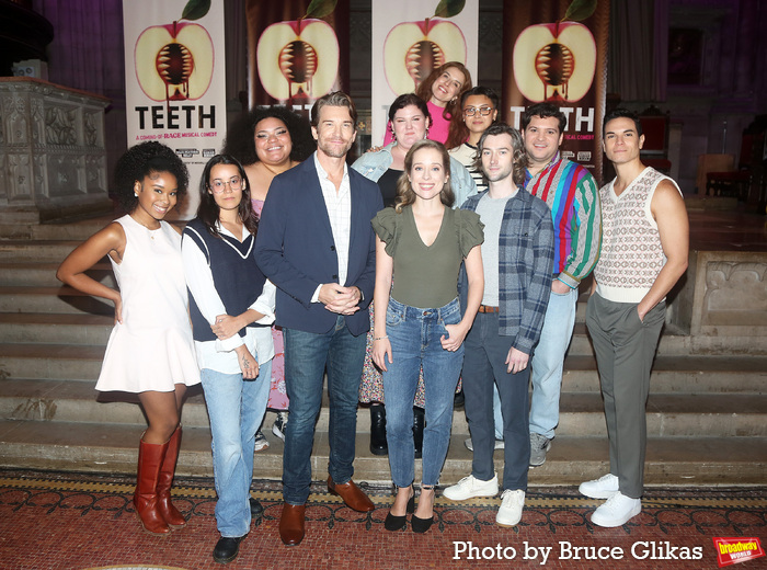 The Cast of 'Teeth' including Andy Karl, Wren Rivera, Micaela Lamas, Jenna Rose Husli, Alyse Alan Louis, Courtney Bassett, Madison McBride, Syndey Parra, Will Connolly, Jared Loftin and Jason Gotay
 at 