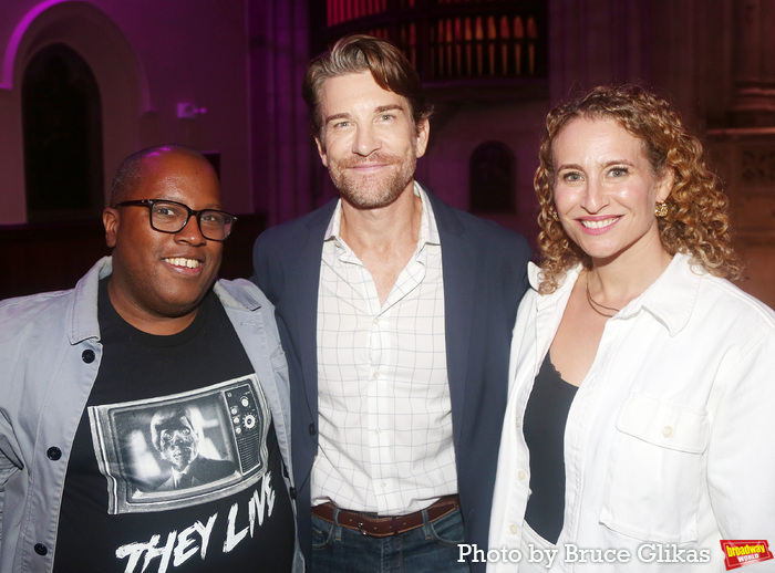 Michael R. Jackson, Andy Karl and Anna K. Jacobs Photo