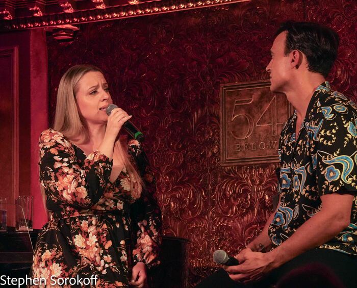 Abby Mueller & Cheyenne Jackson Photo