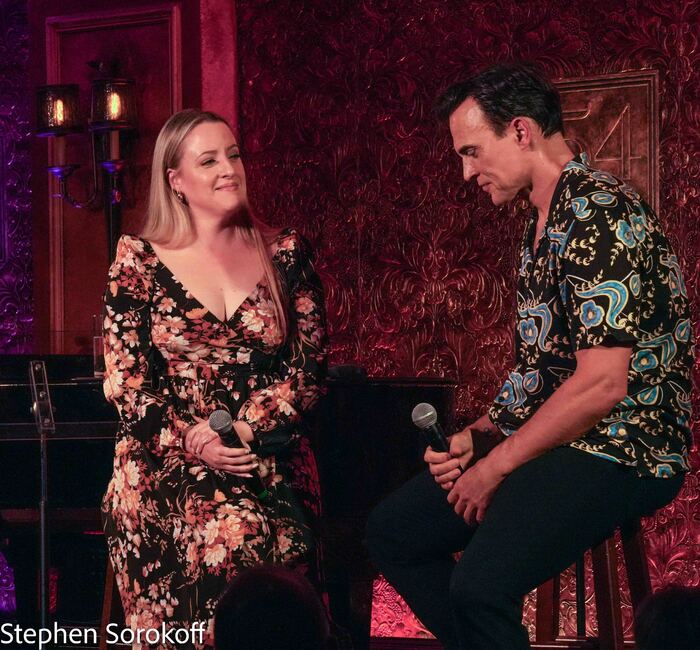 Abby Mueller & Cheyenne Jackson Photo