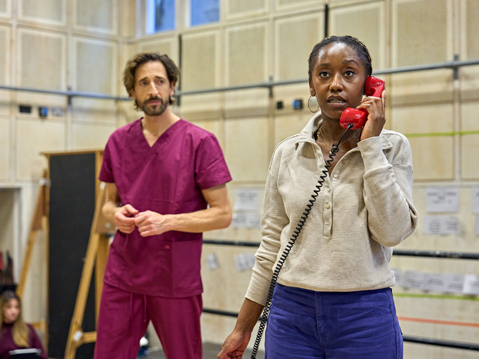 Photos: Adrien Brody and Nana Mensah in THE FEAR OF 13 Rehearsals  Image