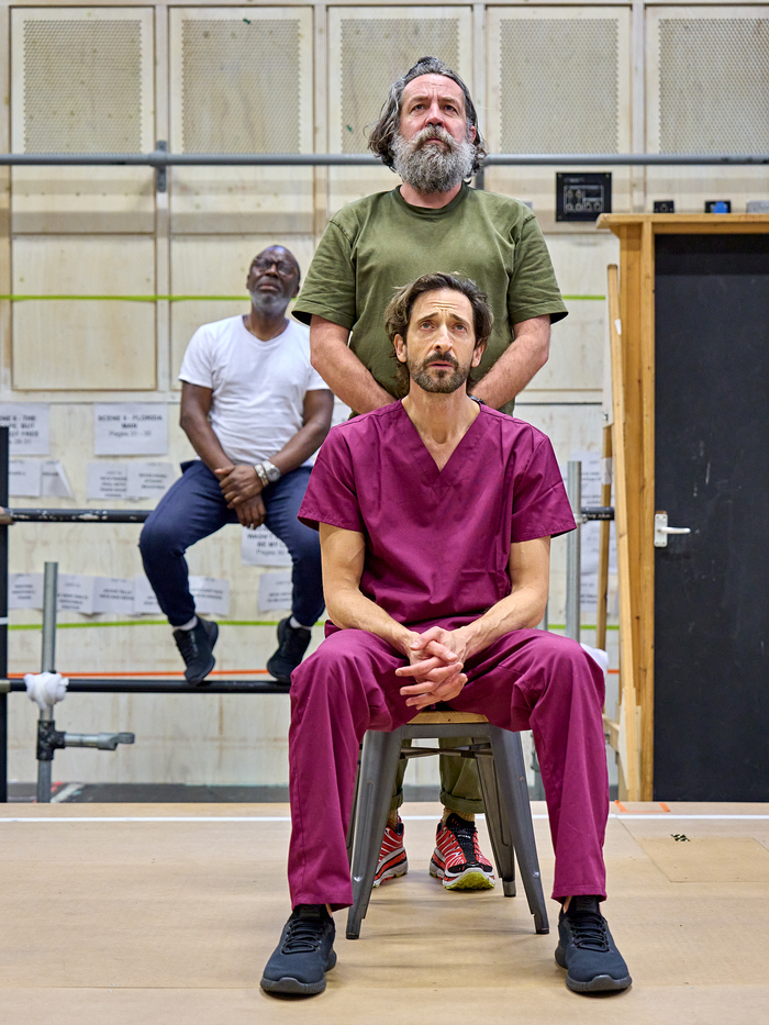 Photos: Adrien Brody and Nana Mensah in THE FEAR OF 13 Rehearsals  Image