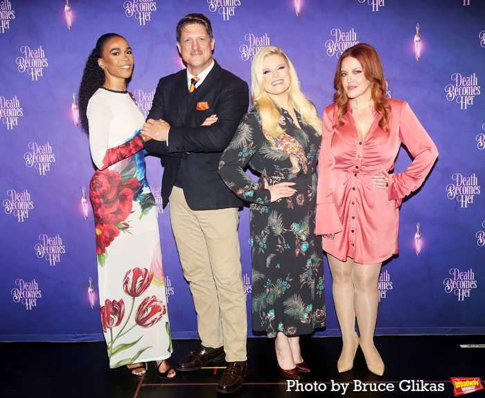 Michelle Williams, Christopher Sieber, Megan Hilty and Jennifer Simard  Photo