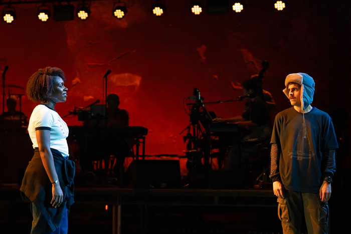 Photos: Nkeki Obi-Melekwe and Taylor Trensch in SAFETY NOT GUARANTEED at BAM  Image