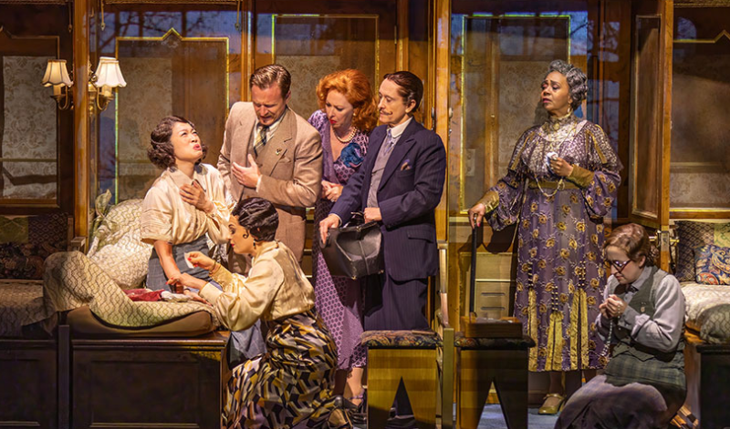 Review: “AGATHA CHRISTIE'S MURDER ON THE ORIENT EXPRESS” at The Old Globe  Image