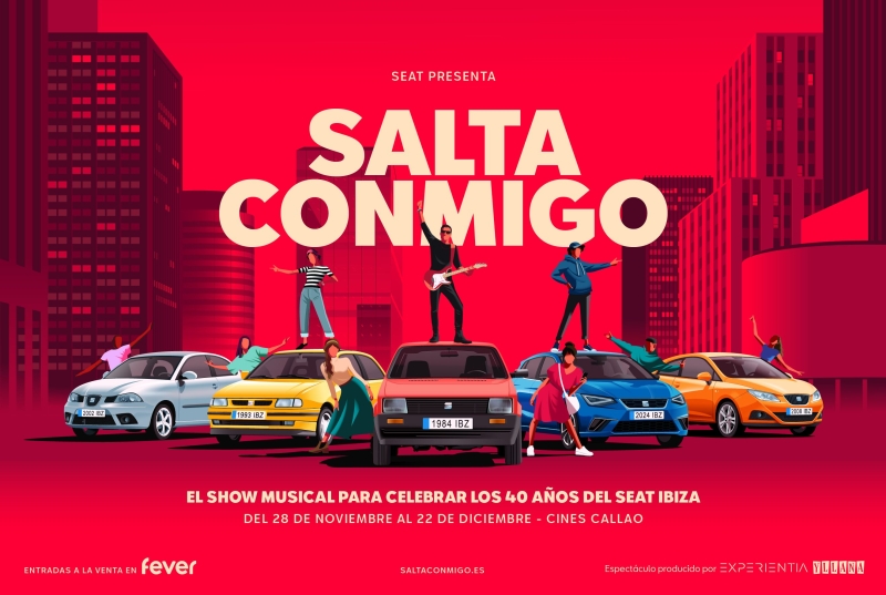 SALTA CONMIGO: El Show Musical del SEAT Ibiza llega a los Cines Callao  Image