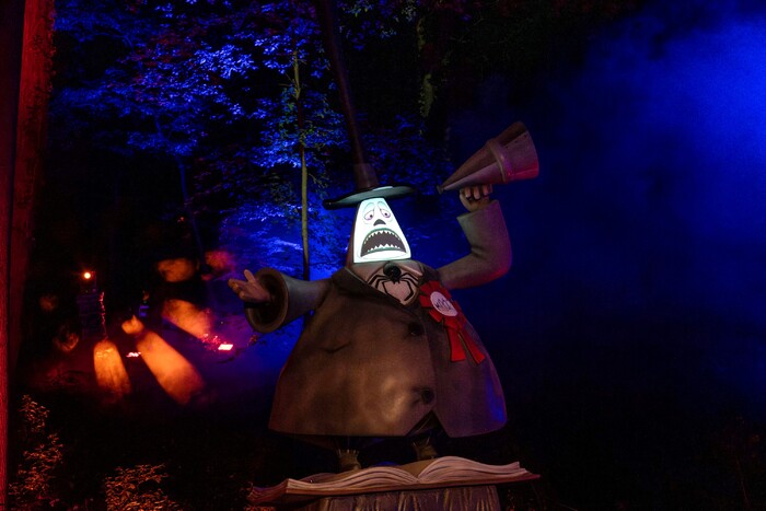 Photos: Inside THE NIGHTMARE BEFORE CHRISTMAS Light Trail at the New York Botanical Garden  Image