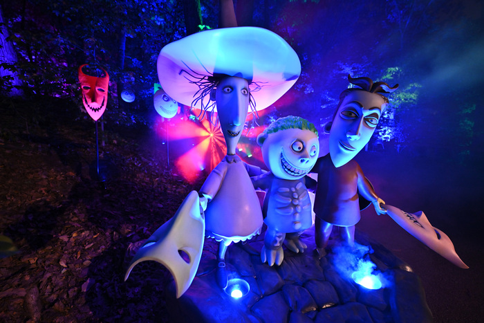 Photos: Inside THE NIGHTMARE BEFORE CHRISTMAS Light Trail at the New York Botanical Garden  Image