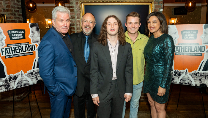 Photos: FATHERLAND Celebrates Opening Night Off-Broadway at New York City Center Stage II Image