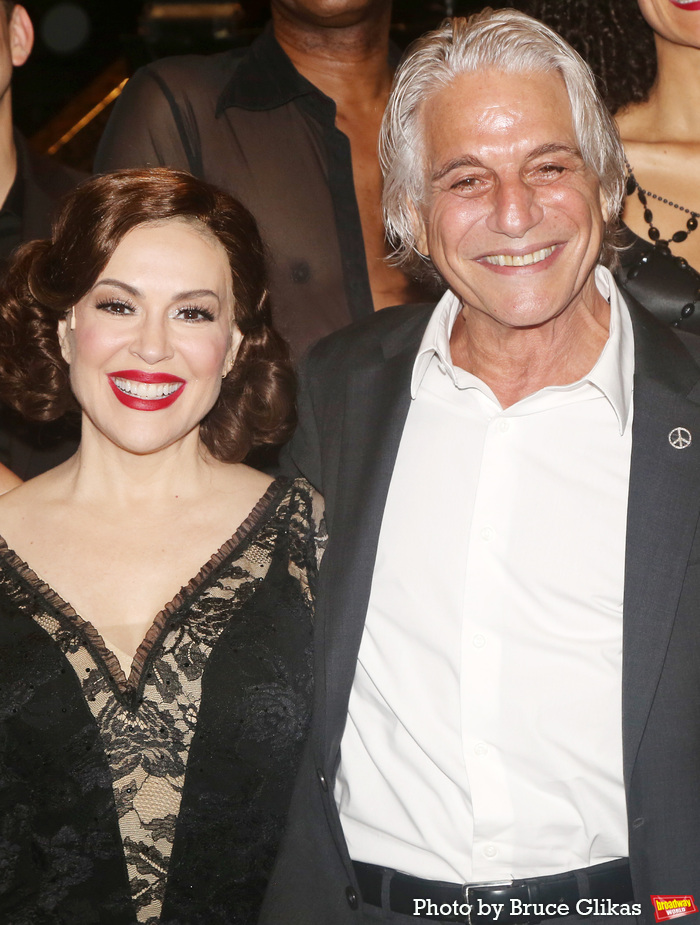 Photos: Tony Danza Visits WHO'S THE BOSS Daughter Alyssa Milano at CHICAGO on Broadway Image