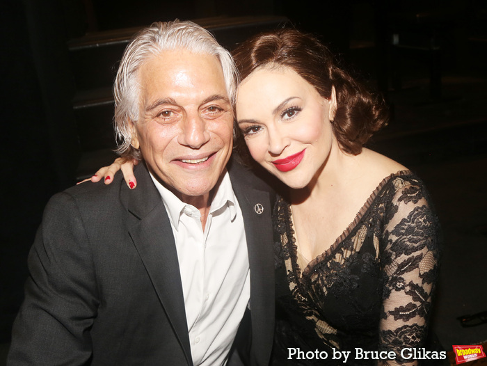 Photos: Tony Danza Visits WHO'S THE BOSS Daughter Alyssa Milano at CHICAGO on Broadway Image