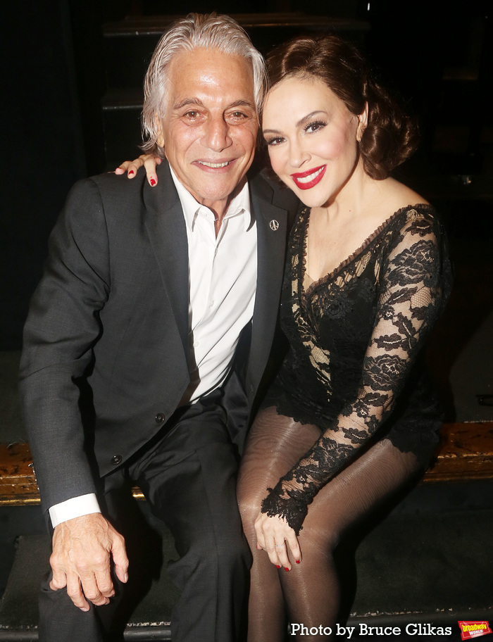 Photos: Tony Danza Visits WHO'S THE BOSS Daughter Alyssa Milano at CHICAGO on Broadway Image