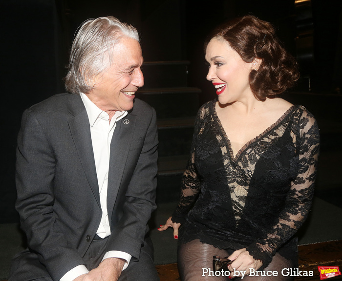 Photos: Tony Danza Visits WHO'S THE BOSS Daughter Alyssa Milano at CHICAGO on Broadway Image