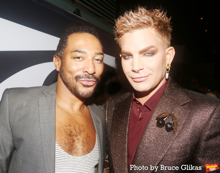 Charl Brown and Adam Lambert  Photo