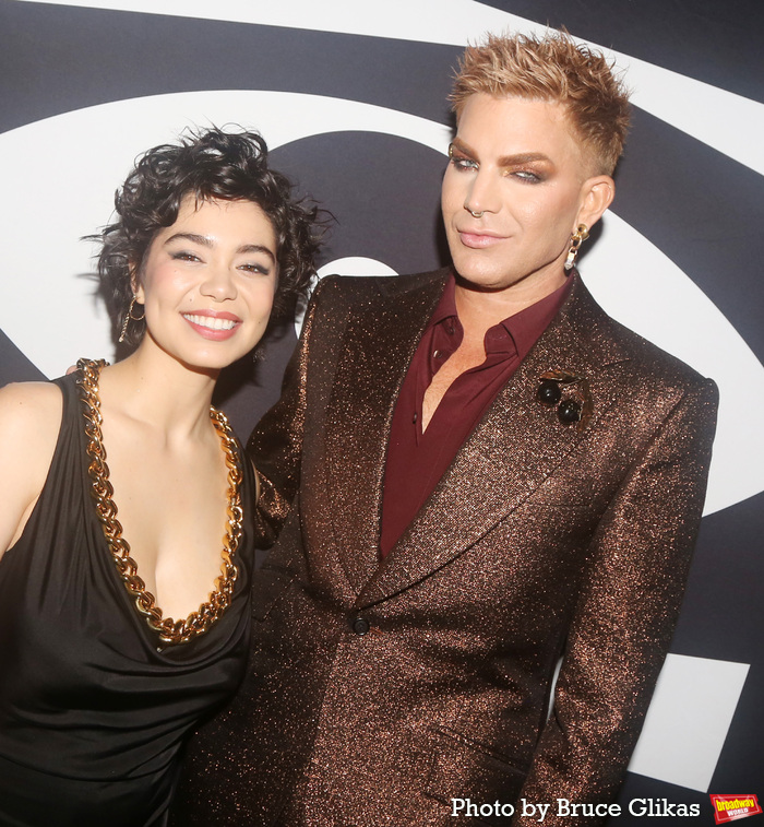 Auliʻi Cravalho and Adam Lambert  Photo