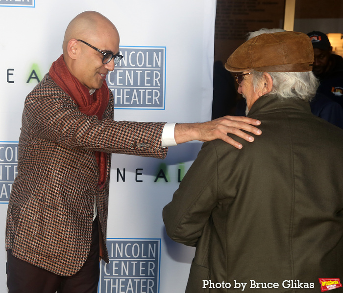 Playwright Ayad Akhtar and Steven Spielberg Photo