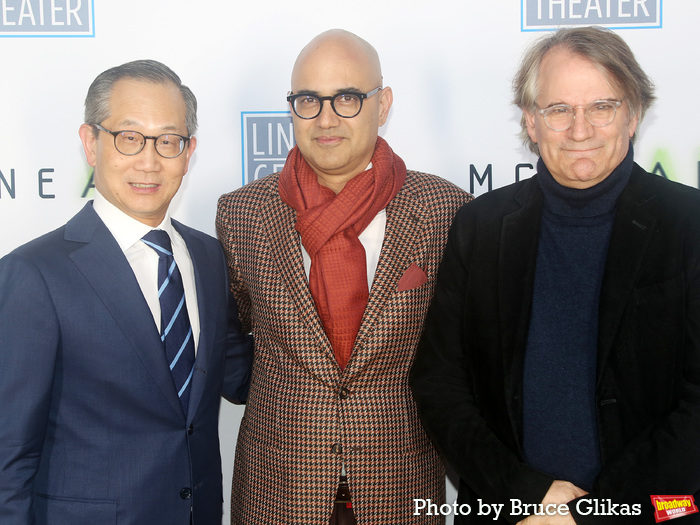 Kewsong Lee, Playwright Ayad Akhtar and Director Bartlett Sher Photo