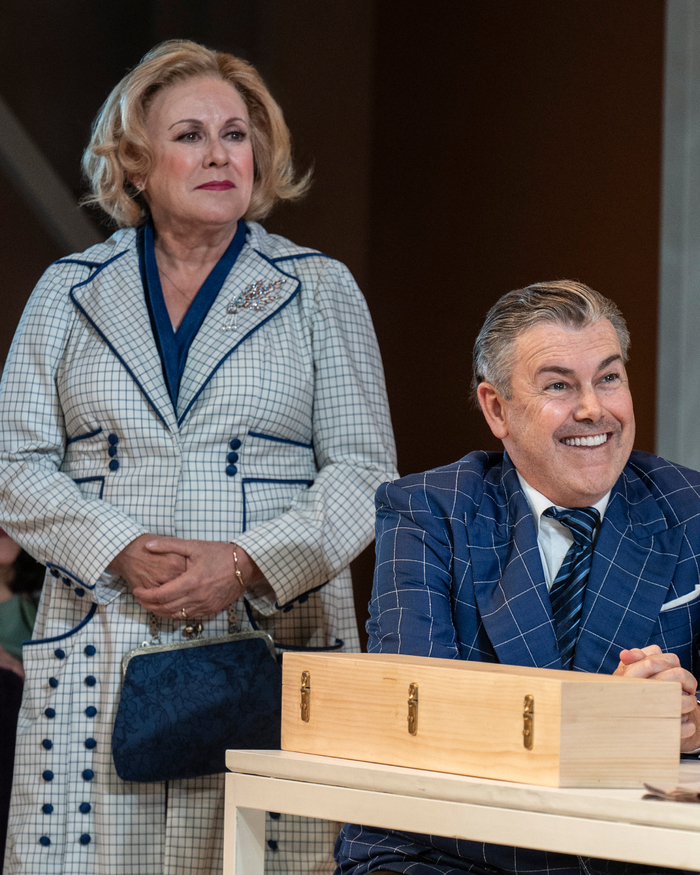 Judy Kaye and Matt McGrath in Babbitt at Shakespeare Theatre Company Photo