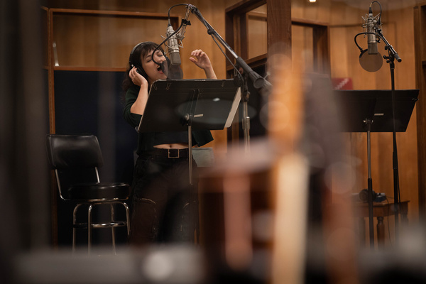 Photos: In The Recording Studio With ABRIL A New Musical Image