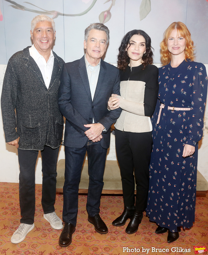 Peter Francis James, Peter Gallagher, Julianna Margulies and Kate MacCluggage Photo