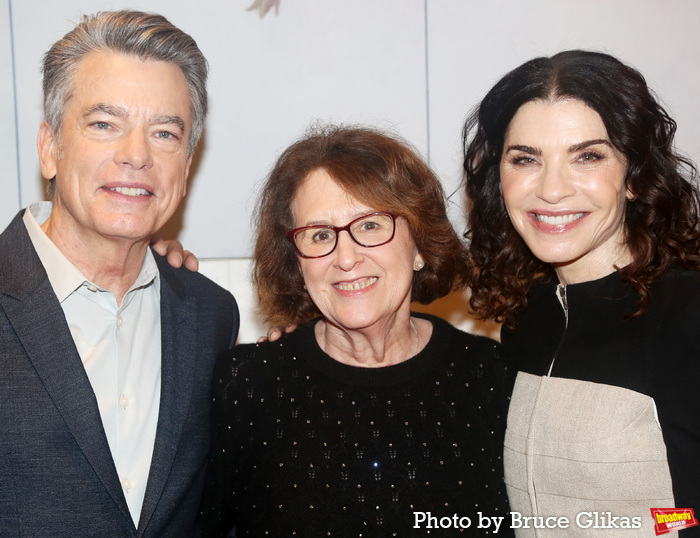 Peter Gallagher, Delia Ephron and Julianna Margulies  Photo