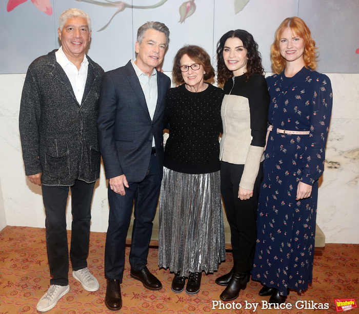 Peter Francis James, Peter Gallagher, Delia Ephron, Julianna Margulies and Kate MacCl Photo