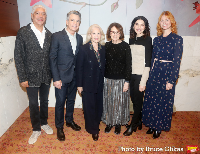 Peter Francis James, Peter Gallagher, Daryl Roth, Delia Ephron, Julianna Margulies an Photo