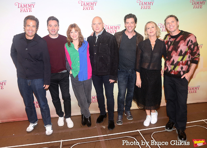 Photos: The Cast of TAMMY FAYE Meets the Press  Image