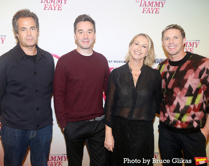 Photos: The cast of TAMMY FAYE meets the press photo