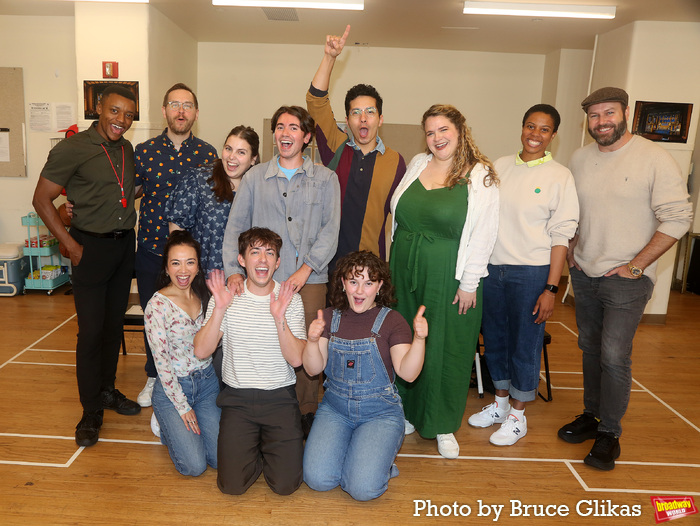 Alex Joseph Grayson, Director/Choreographer Danny Mefford, Beanie Feldstein, Leana Ra Photo