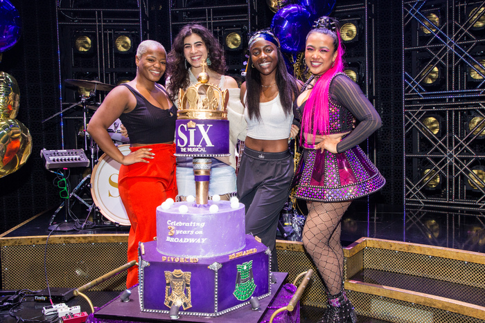 Photos: SIX Celebrates 3rd Anniversary on Broadway Image