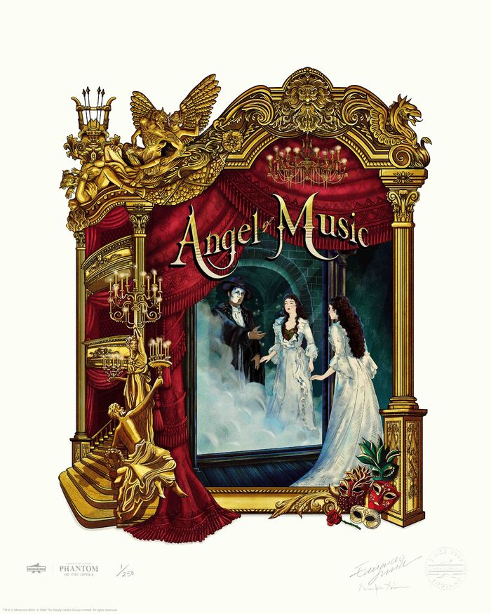 Photos: Studio MinaLima Creates Three Art Prints Celebrating THE PHANTOM OF THE OPERA Photos: Studio MinaLima Creates Three Art Prints Celebrating THE PHANTOM OF THE OPERA Image