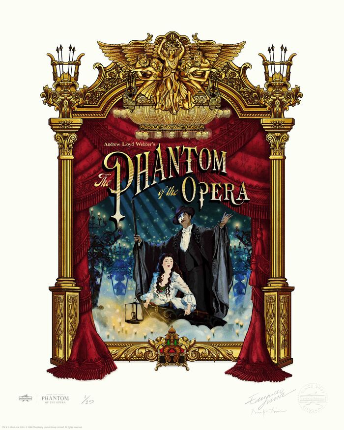 Photos: Studio MinaLima Creates Three Art Prints Celebrating THE PHANTOM OF THE OPERA Photos: Studio MinaLima Creates Three Art Prints Celebrating THE PHANTOM OF THE OPERA Image