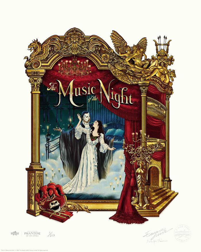 Photos: Studio MinaLima Creates Three Art Prints Celebrating THE PHANTOM OF THE OPERA Photos: Studio MinaLima Creates Three Art Prints Celebrating THE PHANTOM OF THE OPERA Image