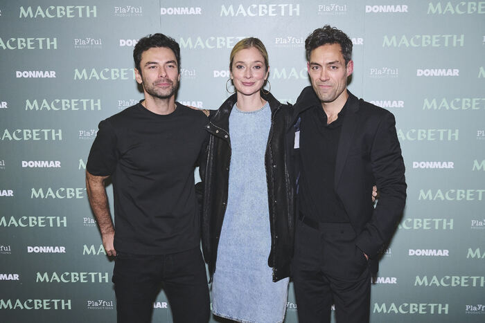 Aidan Turner, Caitlin Fitzgerald, Alex Hassell Photo