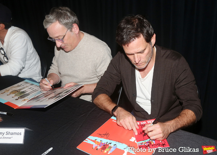 Photos: HERE WE ARE Cast Signs Copies of the Cast Recording at the Museum of Broadway  Image