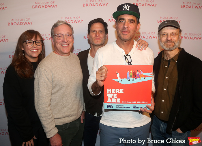 Associate Musical Supervisor Meghann Zervoulis, Jeremy Shamos, Steven Pasquale. Bobby Photo