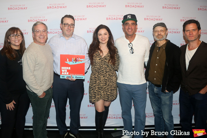 Photos: HERE WE ARE Cast Signs Copies of the Cast Recording at the Museum of Broadway  Image