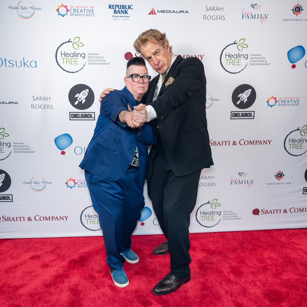 Left to right: Lea DeLaria, Kevin Kilner Photo