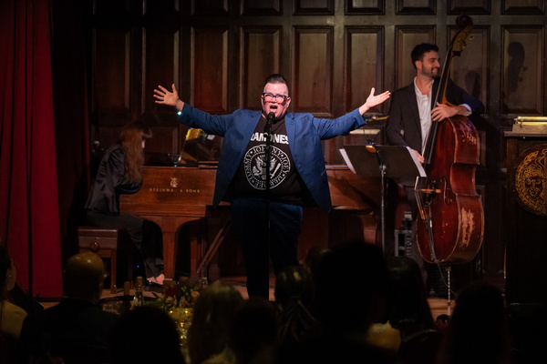 Left to right: Arcoiris Sandoval, Lea DeLaria, Dylan Shamat Photo