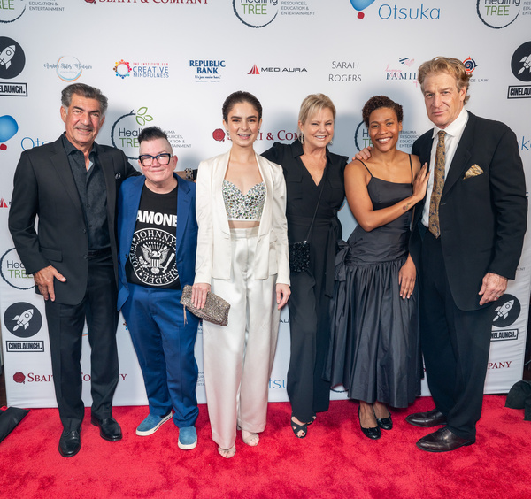 Left to right: Majid Ghavami, Lea DeLaria, Marissa Ghavami, Debbie Ghavami, Paige Sma Photo