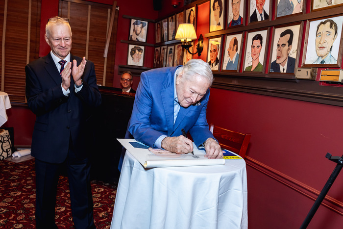 Photos: Tony-Winning Producer Robert L. Boyett Celebrates His Sardi's Caricature  Image